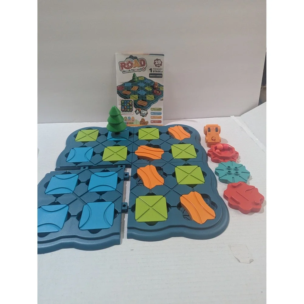 Building Road Break Through 1 Logic Maze Game 120 Challenges 28 Pcs Educational